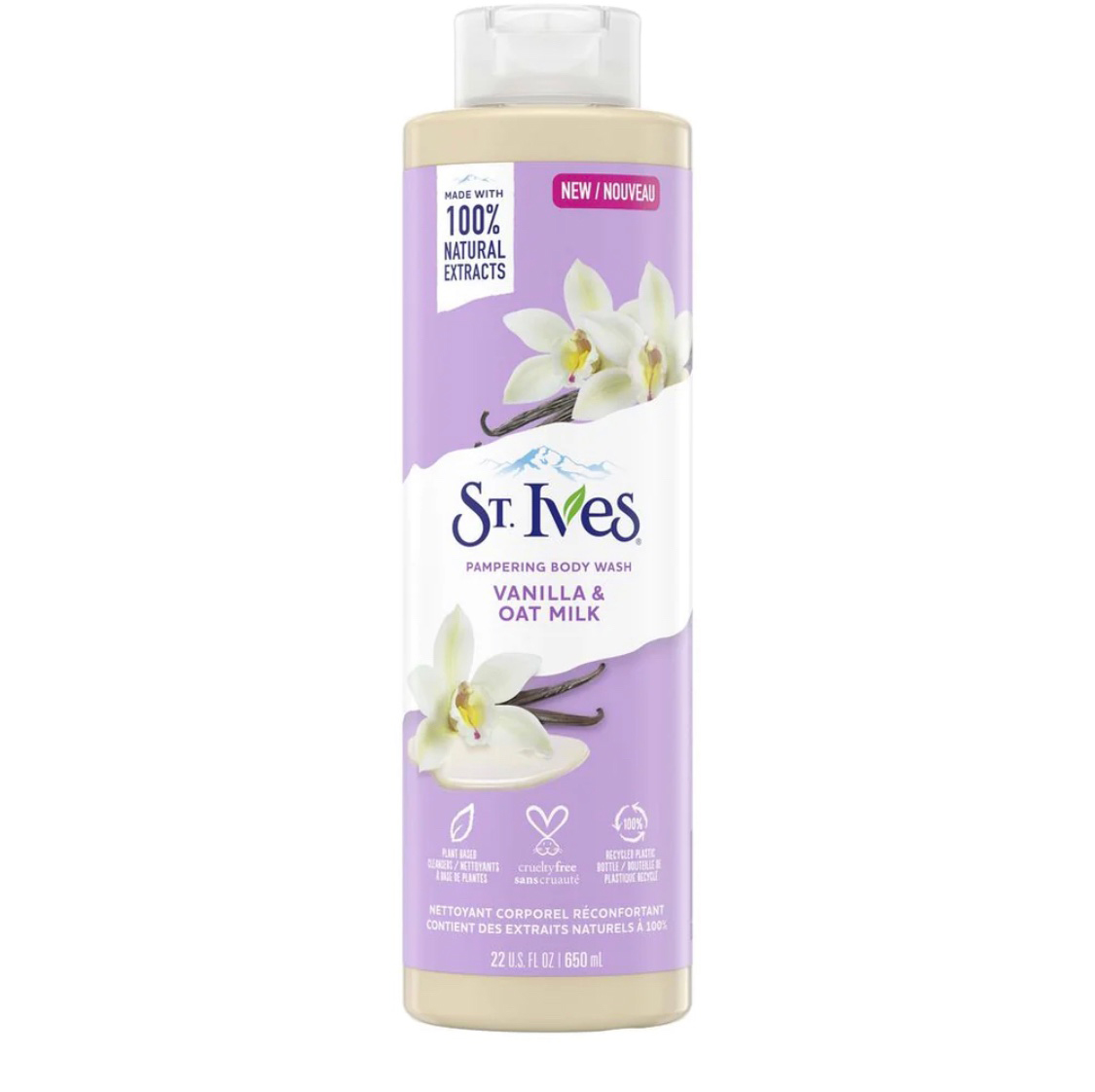St. Ives Pampering Body Wash Vanilla & Oat Milk